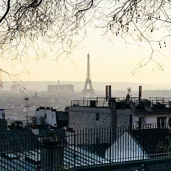 Mejores vistas Torre Eiffel Montmartre