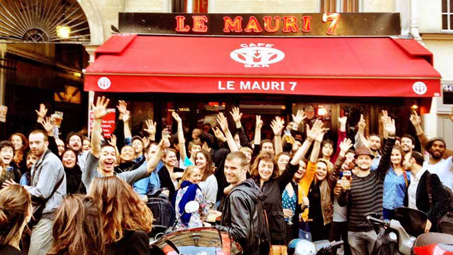 Dónde tomar algo en París. Clásico francés el Mauri7.