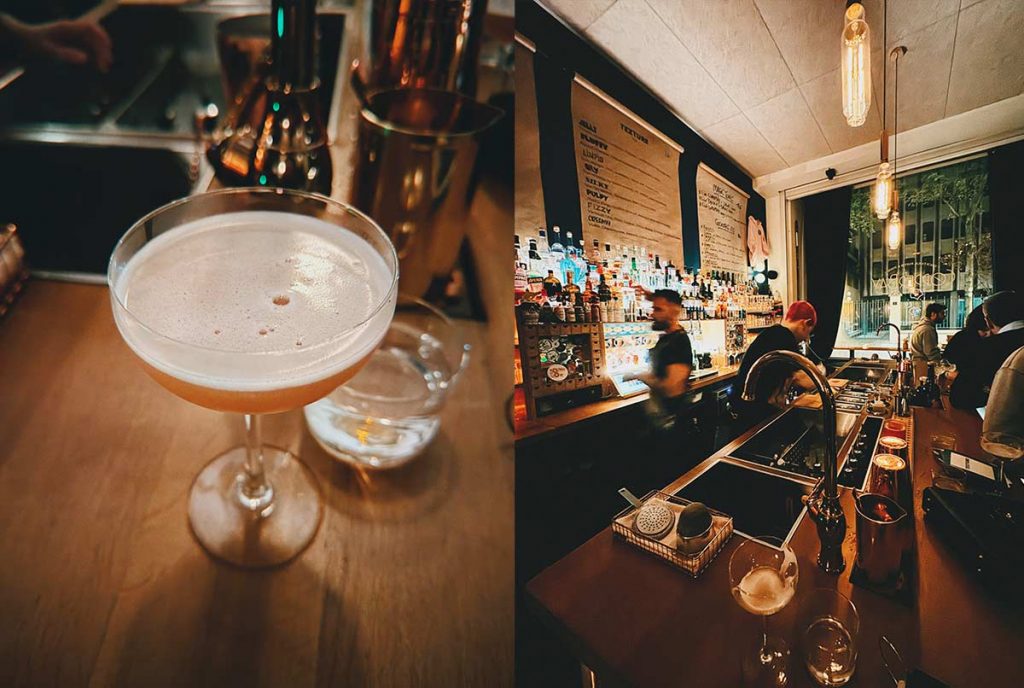 Bares de cocktails en París.