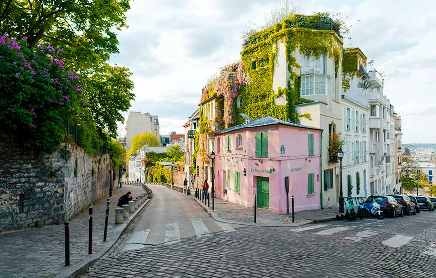 Qué hacer en Paris, La casa rosada de Montmartre.