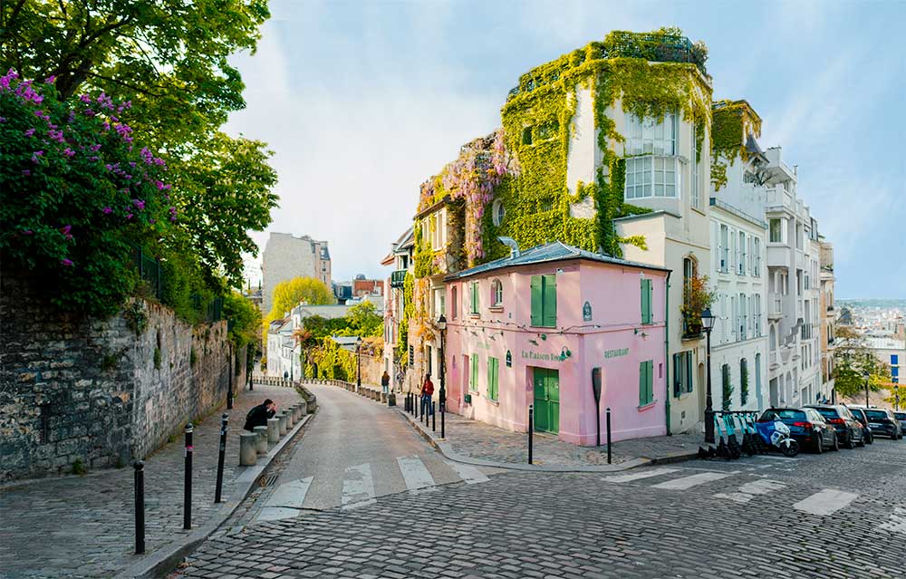 La Maison Rose qué ver en París en 2 días.