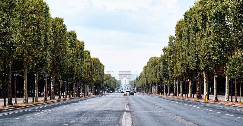 Qué son los Champs Elysées de París