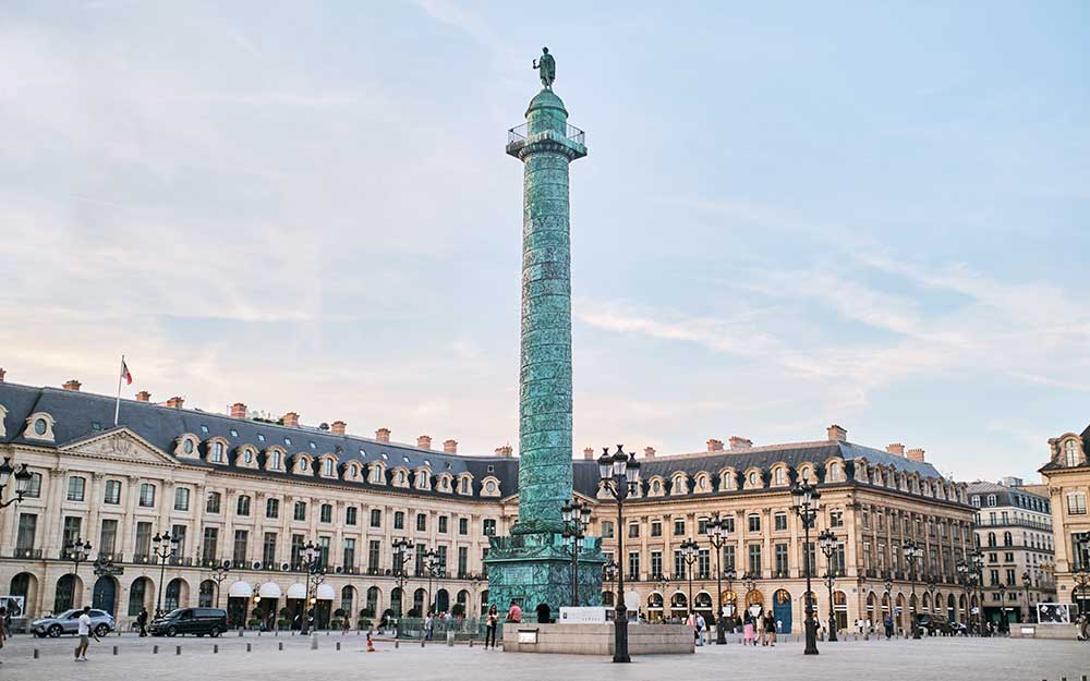 Qué ver en París en 2 días: la Plaza de Vendome.