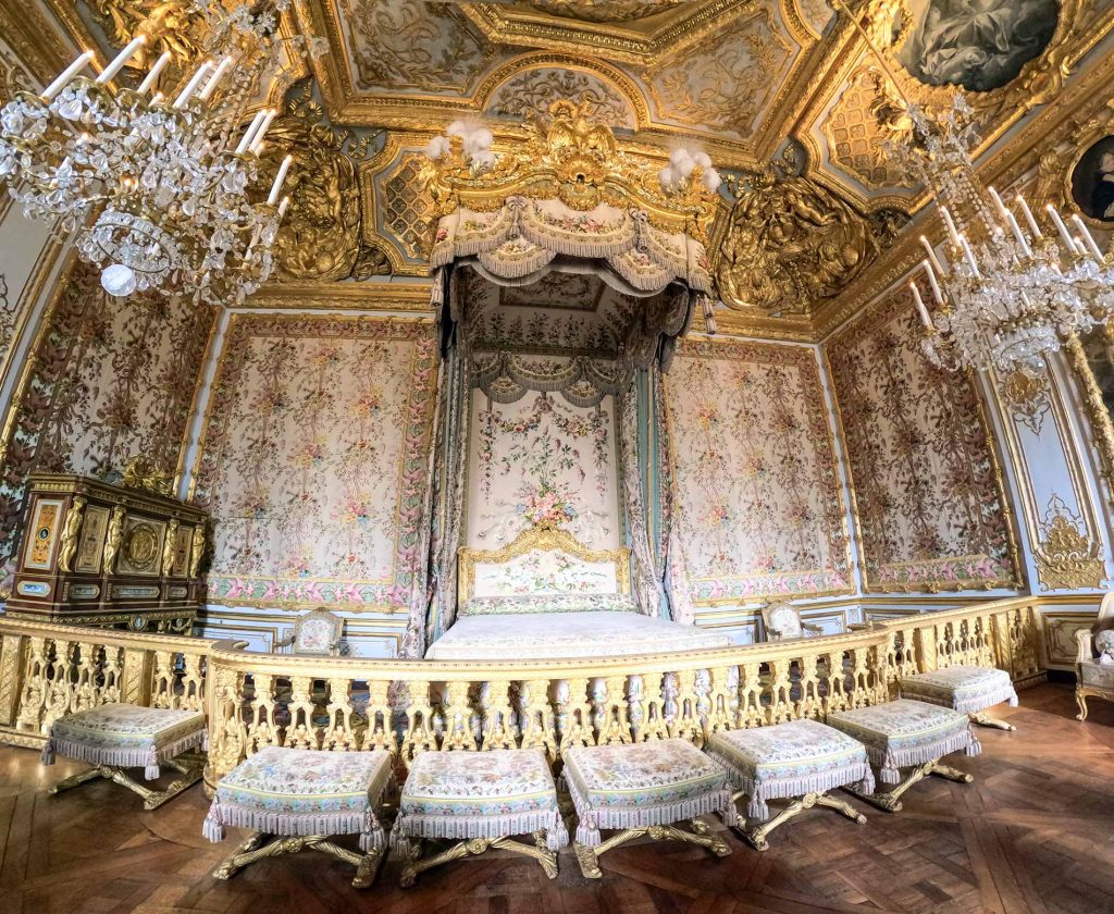 La habitación de María Antonietta en Versalles una de las 10 cosas que hacer en París.