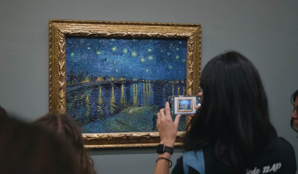 Qué ver en el Museo d'Orsay París, la noche estrellada en el ródano Van Gogh