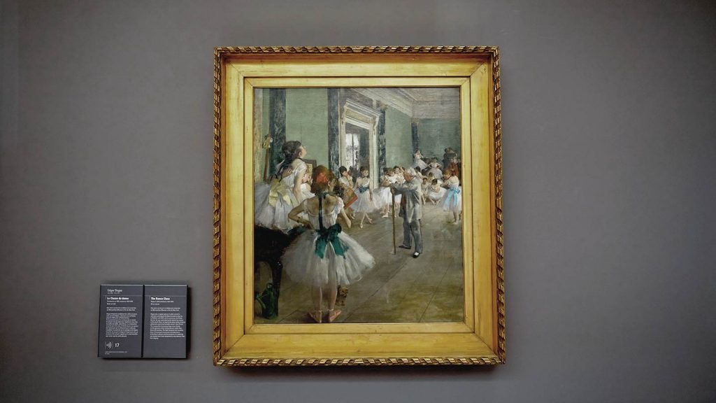Qué ver en el Museo d'Orsay París, la clase de danza, Degas