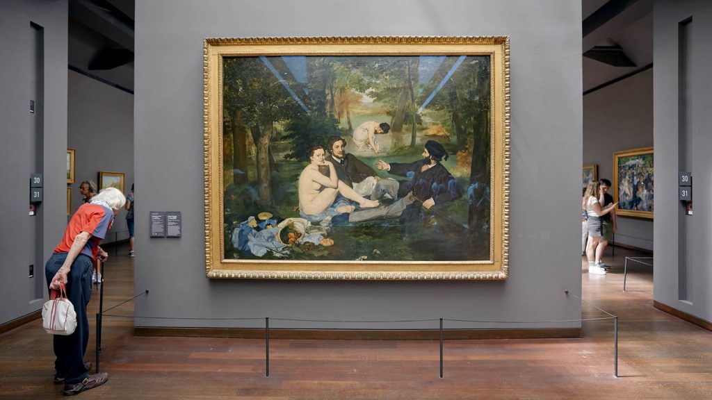 Qué ver en el Museo d'Orsay París, almuerzo sobre la hierba, Manet