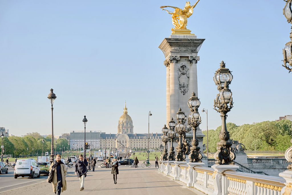 Qué ver en París. Los Inválidos y el Puente de Alexandre III.