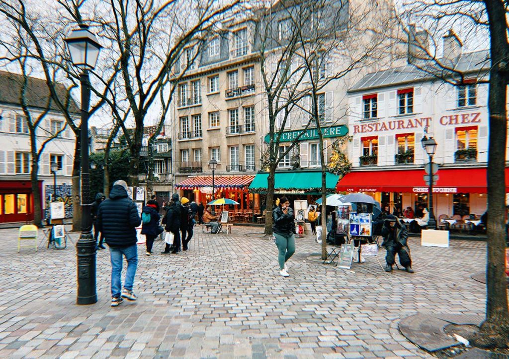 Qué ver en París : La Plaza de los artistas de Montmartre