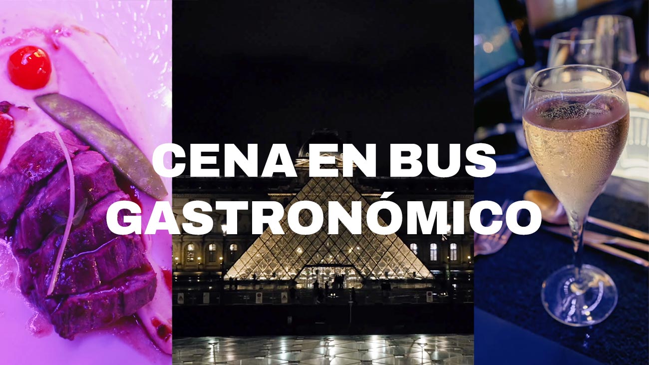 Cena en bus gastronómico de París