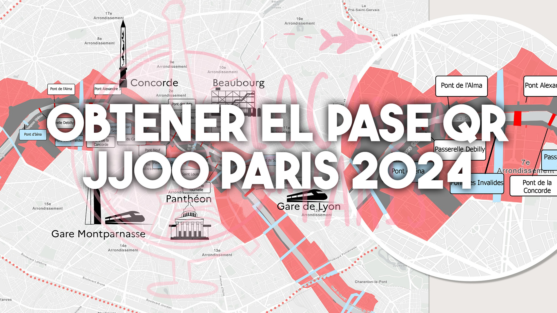 Obtener pass jeux Pase digital código QR para los jeugos olímpicos París 2024.
