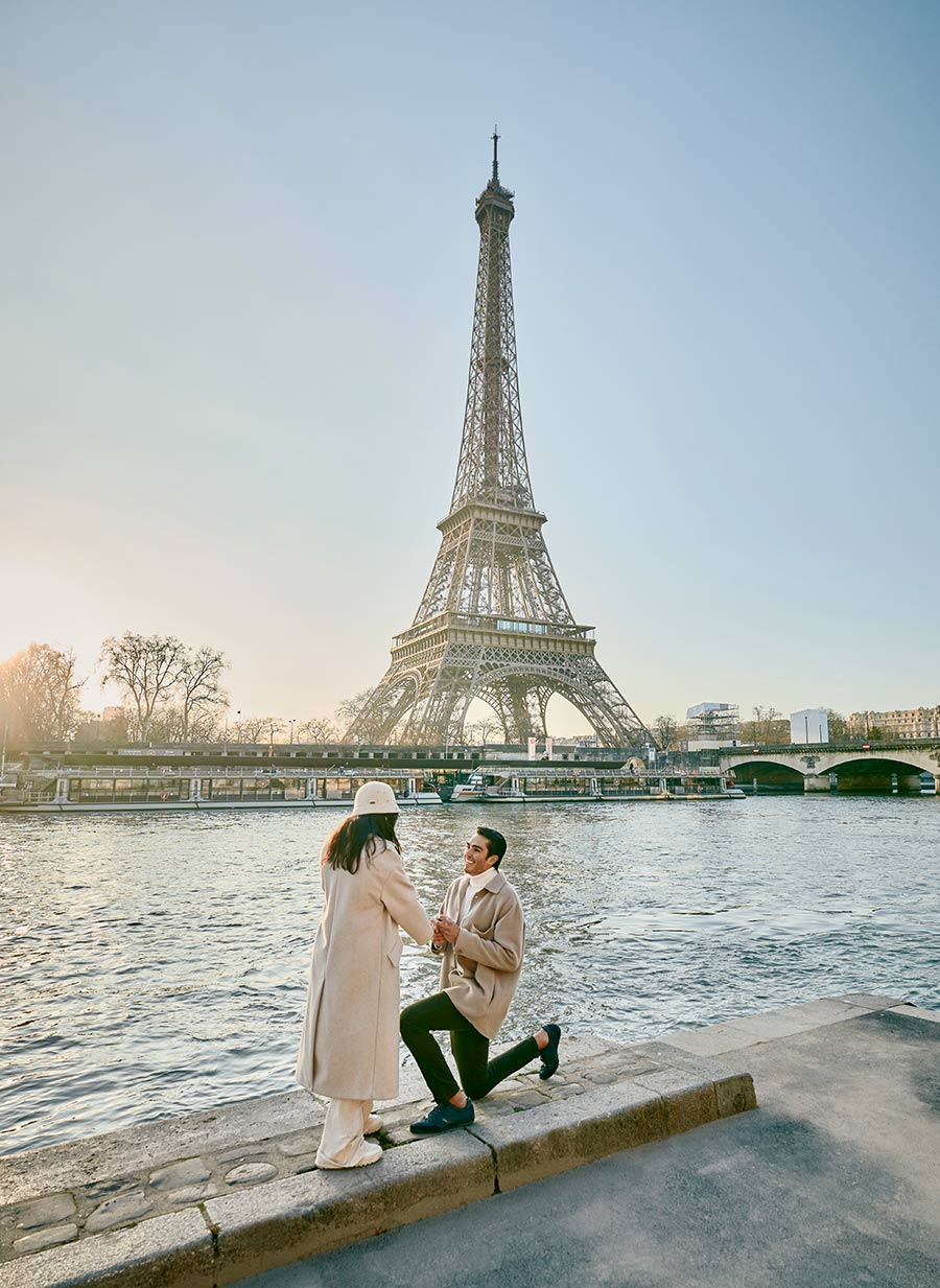 Fotos en París Pedida de mano