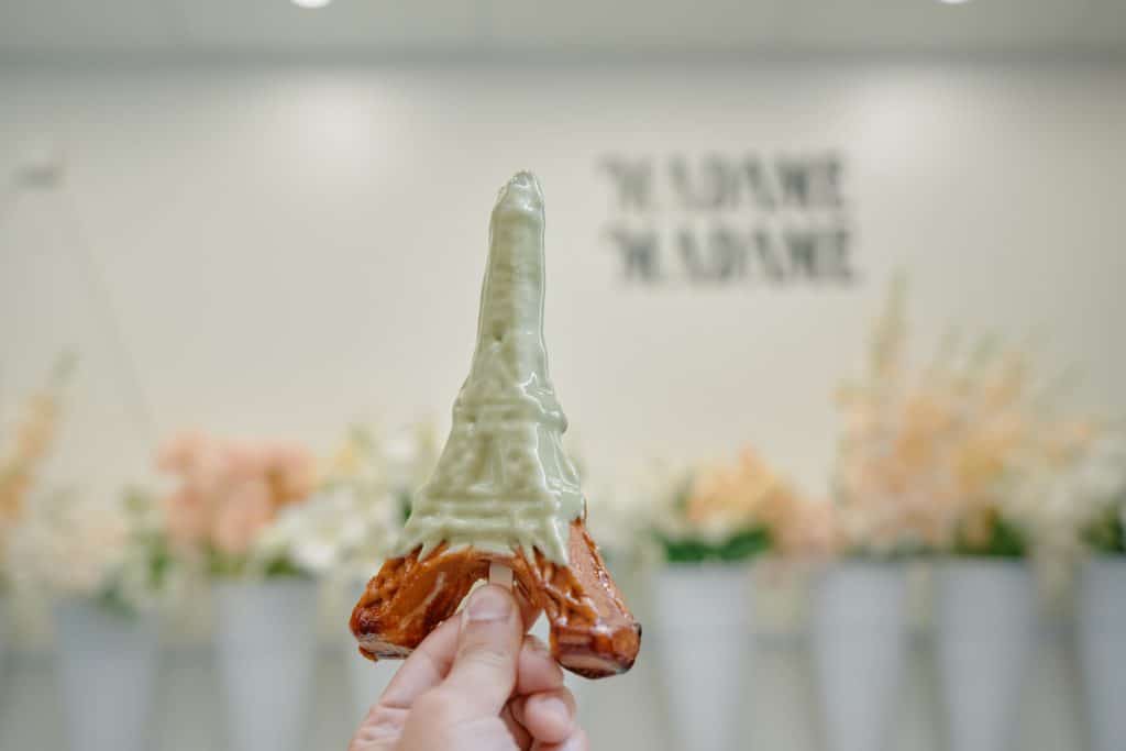 waffle de Torre Eiffel en París